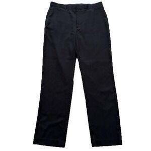 Axist Mens 36x34 Black Dress‎ Pants Flat Front Easy Care No Iron